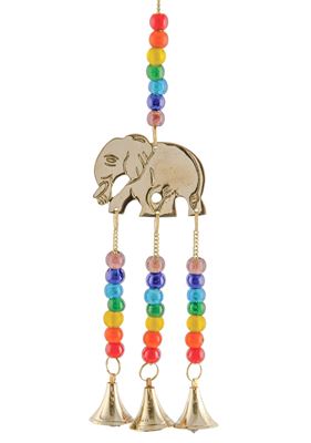 Brass Chakra Hanging Elephant